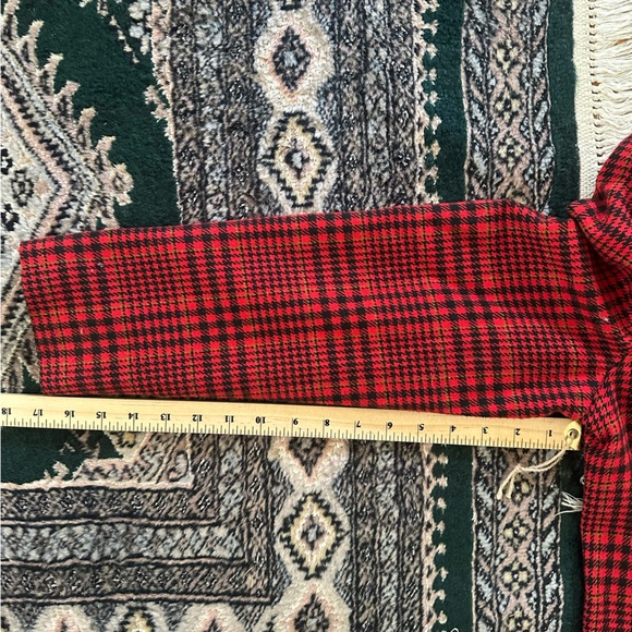 Vintage 1990s Wool Tartan Plaid Blazer - Picture 8 of 10